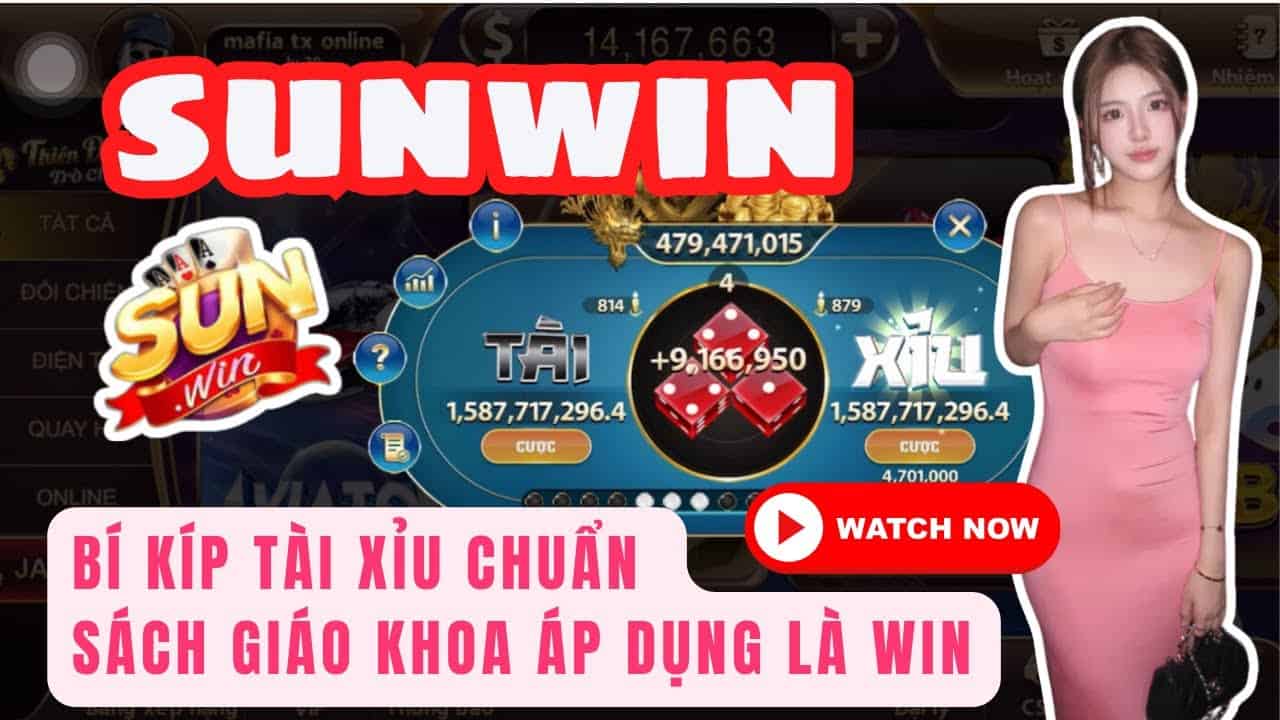 SUNWIN 2024 | Bí kíp chơi tài xỉu sunwin chuẩn sách giáo khoa - áp dụng là win